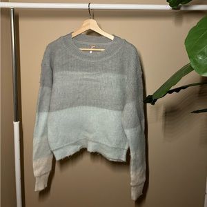 Free People new with tags blue ombré sweater